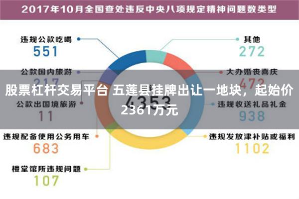 股票杠杆交易平台 五莲县挂牌出让一地块，起始价2361万元