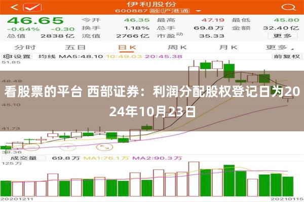 看股票的平台 西部证券：利润分配股权登记日为2024年10月23日