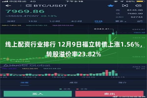 线上配资行业排行 12月9日福立转债上涨1.56%，转股溢价率23.82%