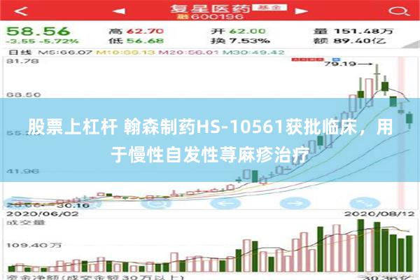 股票上杠杆 翰森制药HS-10561获批临床，用于慢性自发性荨麻疹治疗